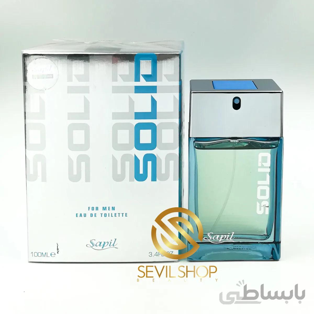 ادو تویلت مردانه ساپیل مدل Solid حجم 100 میلی لیتر