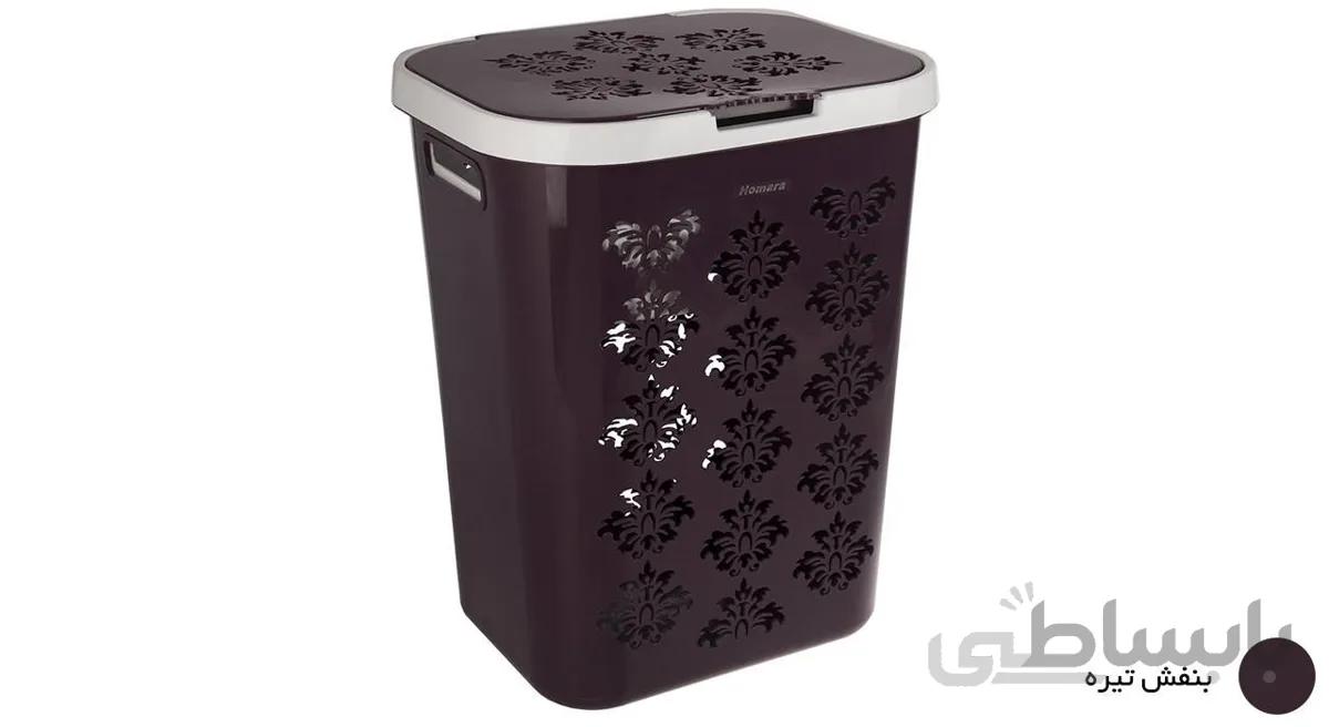 سبد رخت همارا مدل flower گلبهی