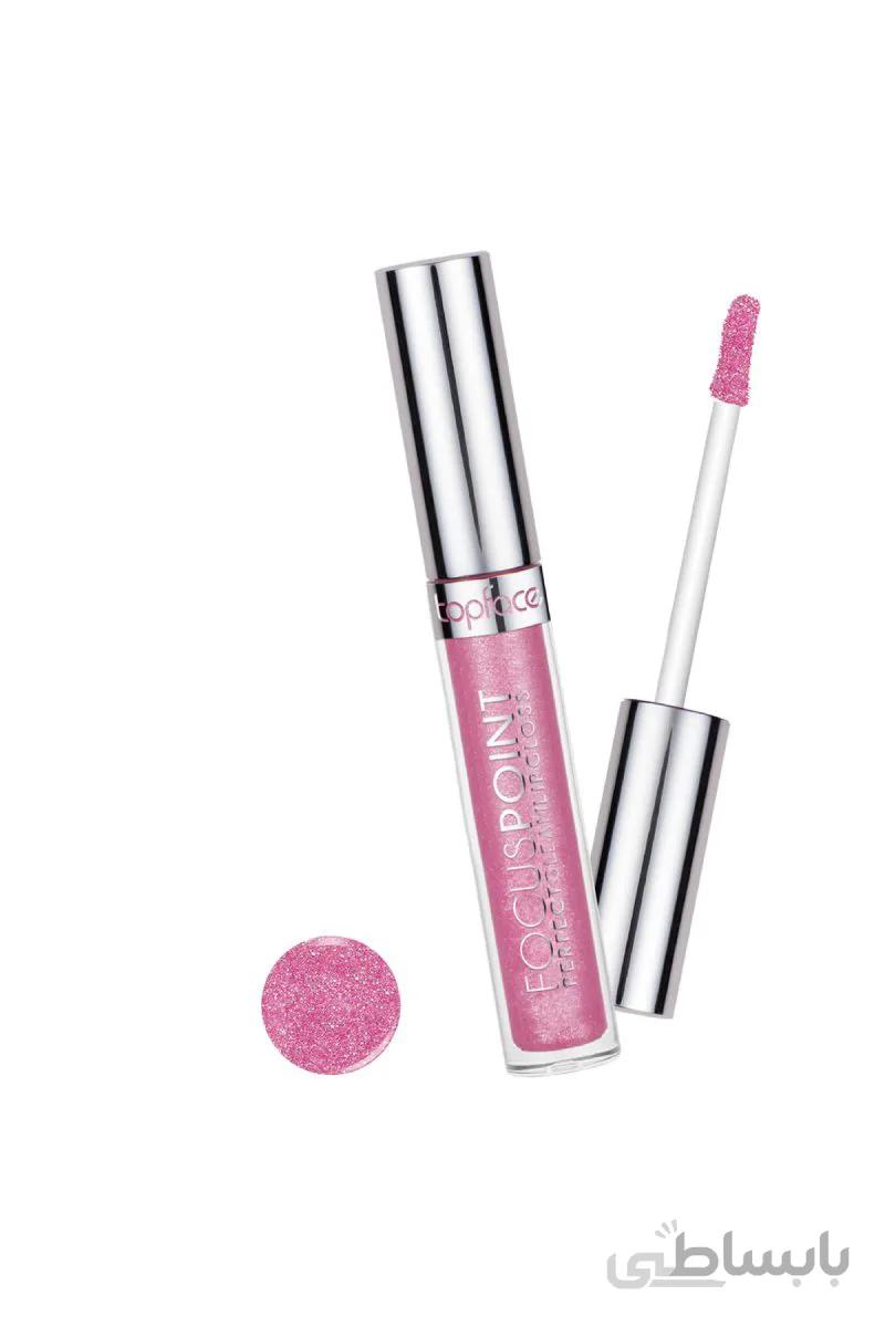 رژ لب مایع براق شاین تاپ فیس topface مدل Focus Point Perfect Gleam Lipgloss
