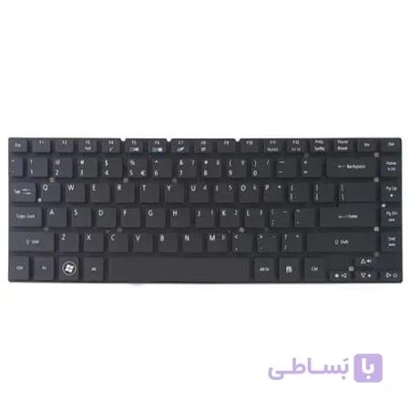 کیبرد لپ تاپ ایسر Aspire V3-471 مشکی-اینترکوچک بدون فریم