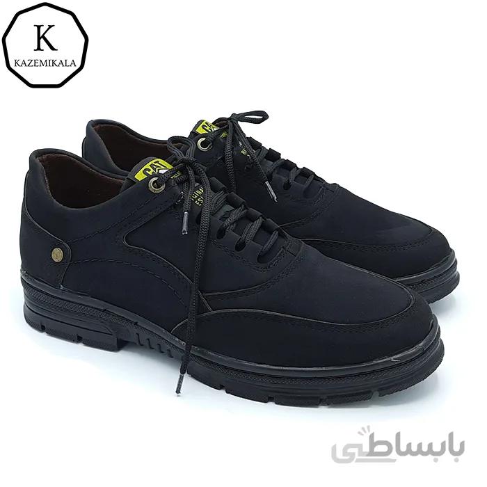 کفش چرم مردانه کت رنگ مشکی
