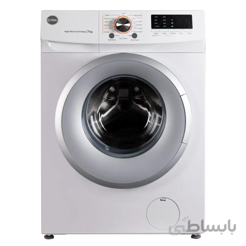ماشین لباسشویی کرال مدل TFW-27203 ظرفیت 7 کیلوگرم ا Coral TFW-27203 Washing Machine 7Kg