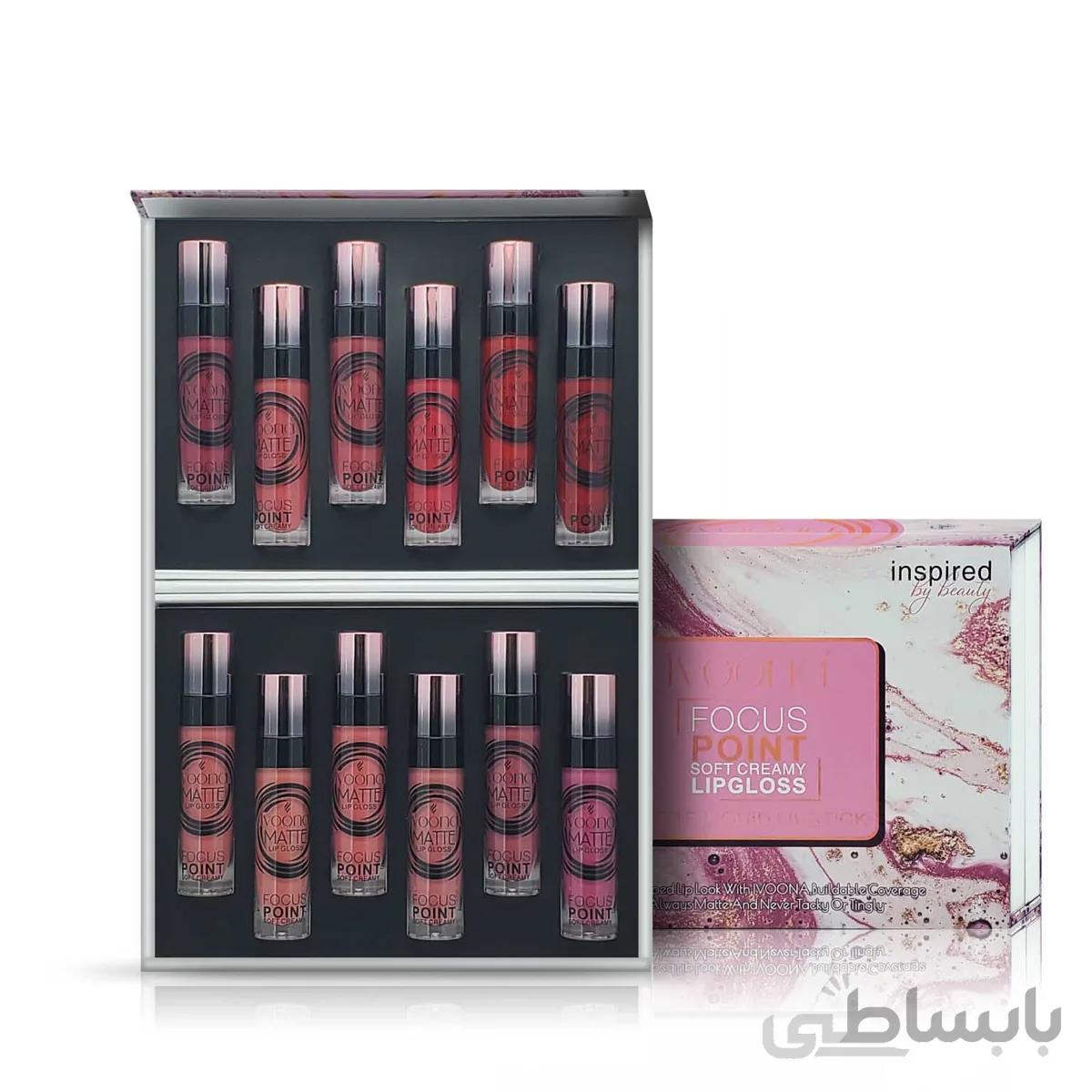 ست رژ مایع ۱۲ عددی ivoona
