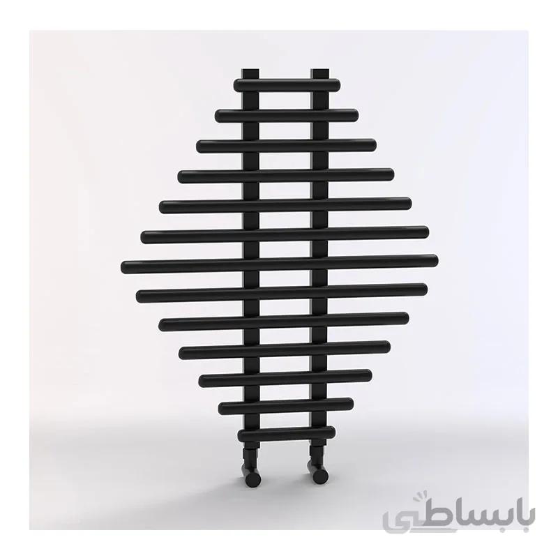 حوله خشک کن آلومینیوم مشکی لوکس