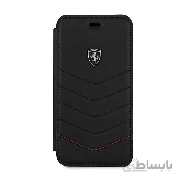 قاب سی جی موبایل Ferrari Leather Wallet برای iPhone 7/8 Plus