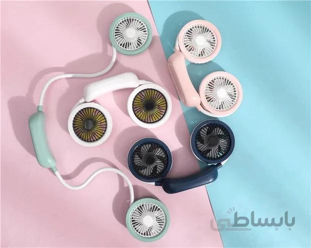 پنکه گردنی شارژی بزرگ