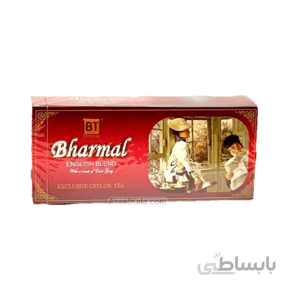 چای کیسه ای بارمال Bharmal معطر ارل گری بسته 25 عددی