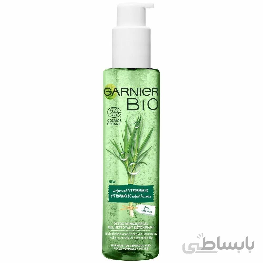 ژل شستشوی صورت ارگانیک علف لیمو گارنیر ا Garnier Bio Citroengras Detox Reinigingsgel