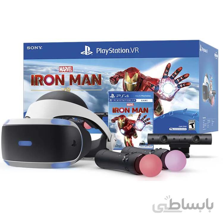 مجموعه کامل عینک واقعیت مجازی پلی استیشن سونی مدل Marvel Iron Man