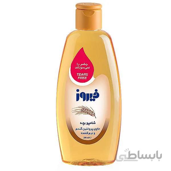 شامپو بچه فیروز پروتئین گندم حجم 500 میل ا Firooz Wheat Protein Baby Shampoo 500ml