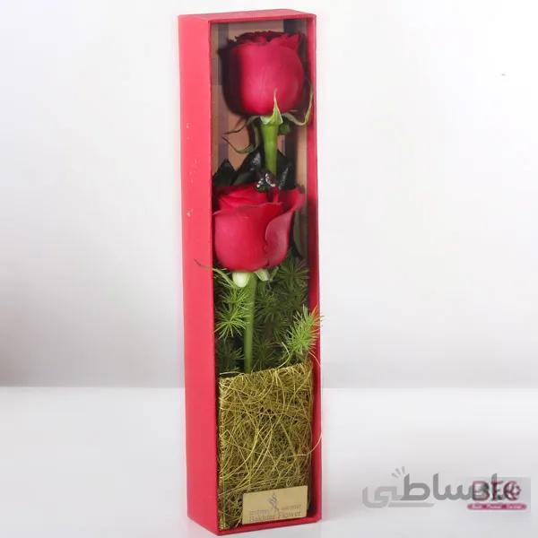 باکس گل رز (2شاخه)