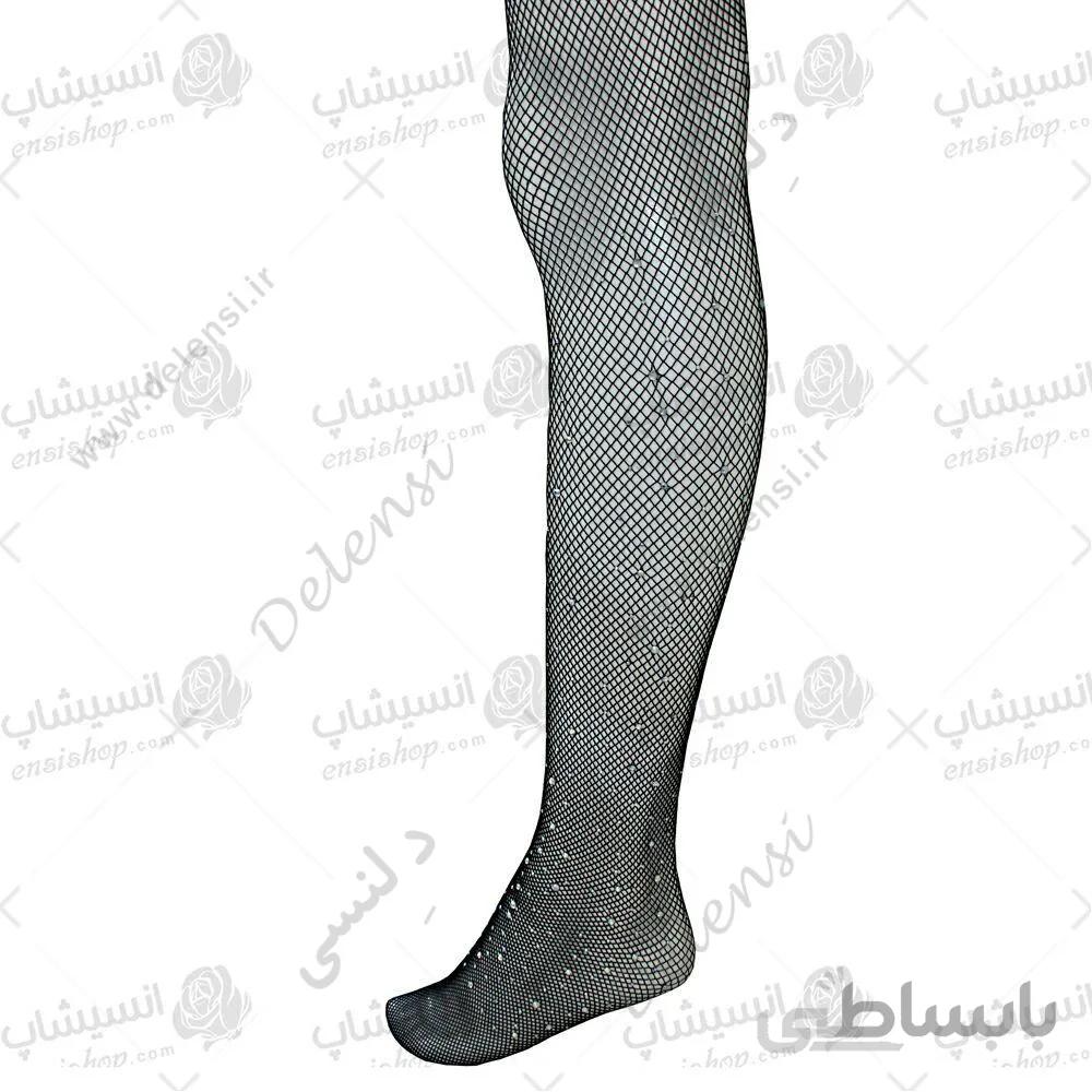 جوراب شلواری زنبوری نگینی