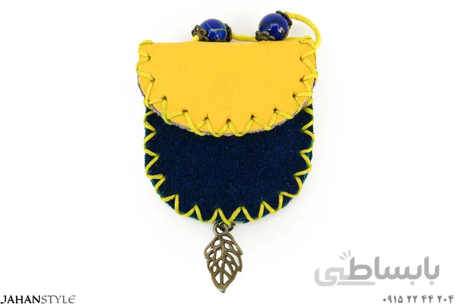 رومانتویی و جاحرزی چرم طبیعی سرمه‌ای