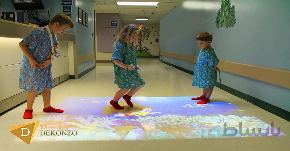 interactive floor فرش هوشمند