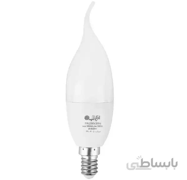 لامپ ال ای دی 7 وات افراتاب اشکی مدل AF-TC37-7W پایه E14