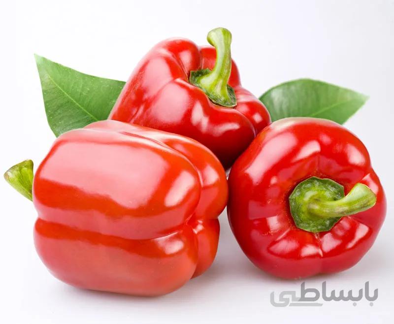 بذر فلفل دلمه مینی قرمز هیبرید F1 فوق پربار بسته 5 عددی