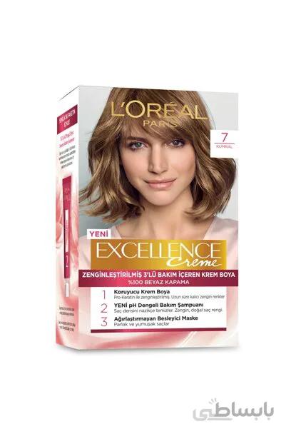 کیت رنگ موی اکسلنس لورال شماره 7 loreal paris excellence