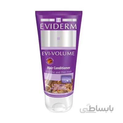 لوسیون نرم کننده مو اوی ولوم اویدرم مناسب موهای نازک و کم حجم 200 میلی لیتر ا Eviderm Hair Shampoo