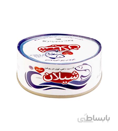 کنسرو ماهی تن شیلان در روغن ۱8۰ گرمی