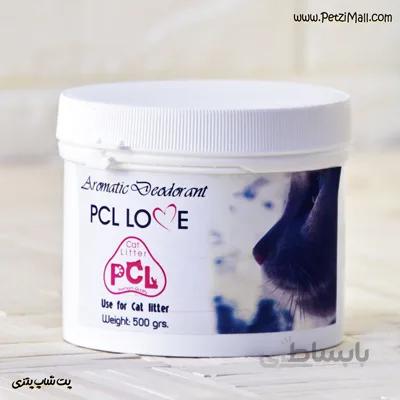 معطر کننده خاک گربه پی سی ال با خاصیت کاهش بو با رایحه لوندر ۵۰۰ گرم کد ۵۲۴