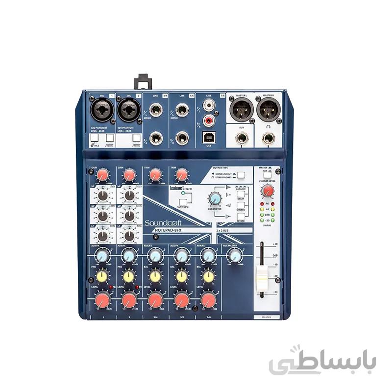 میکسر صدا سوندکرافت Soundcraft Notepad-8FX
