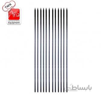 سیخ جوجه استیل - بسته 12 عددی ARIA