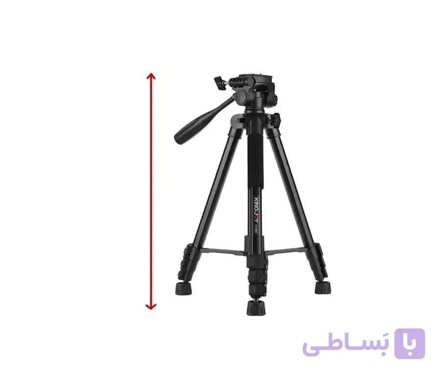 سه پایه دوربین کینگ جوی(Kingjoy VT880 Camera Tripod (Black
