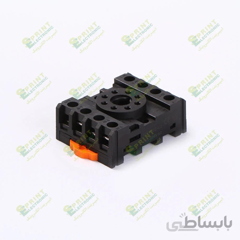 سوکت رله پایه گرد ریلی 8 پایه 10F-2Z-C2