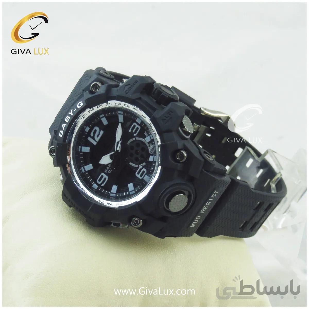 ساعت مچی اسپرت کاسیو جی شاک (BABY-G) مشکی