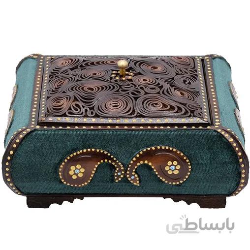 شکلات خوری معرق چرم طول 18 سانتی متر کدCH-9
