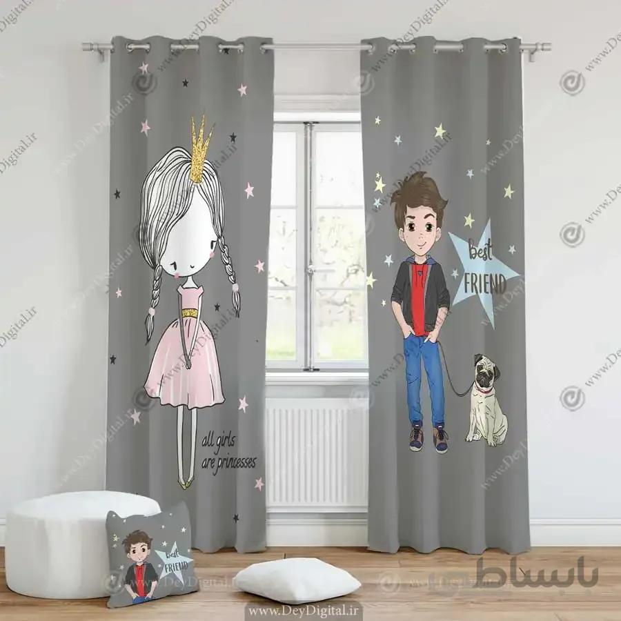 پرده اتاق کودک pk-2649