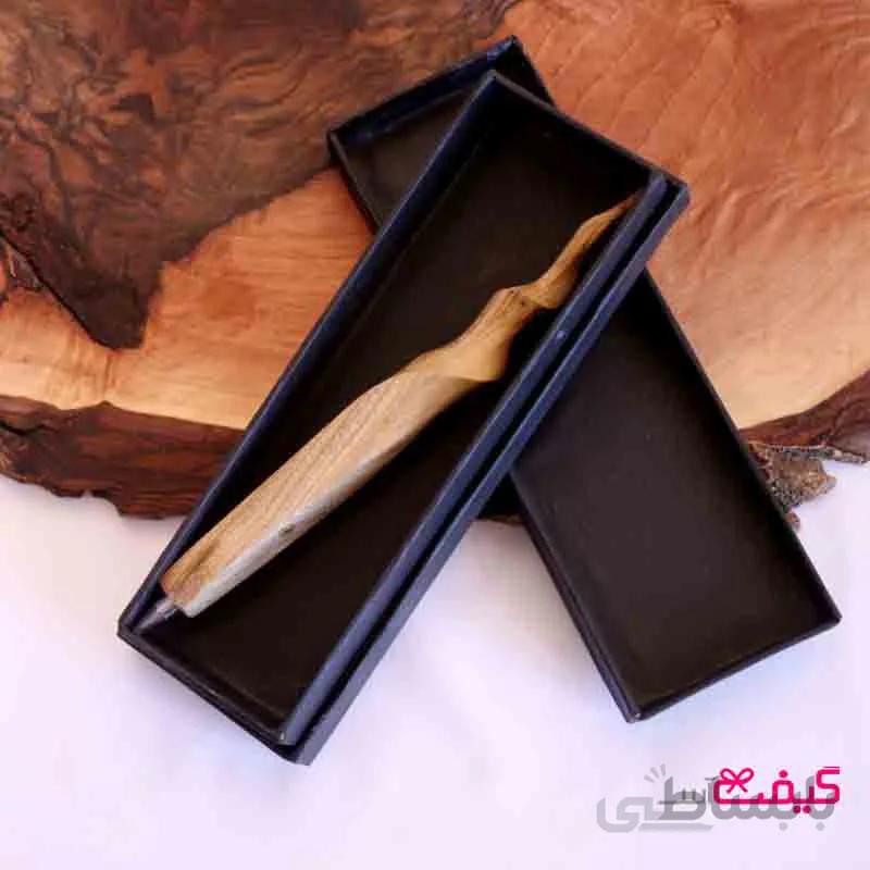 خودکار دست ساز چوبی طرح پیچک
