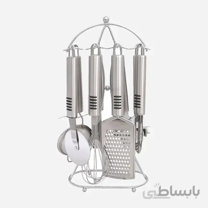 ست ابزار آشپزخانه 8 پارچه استیل شانگ سین