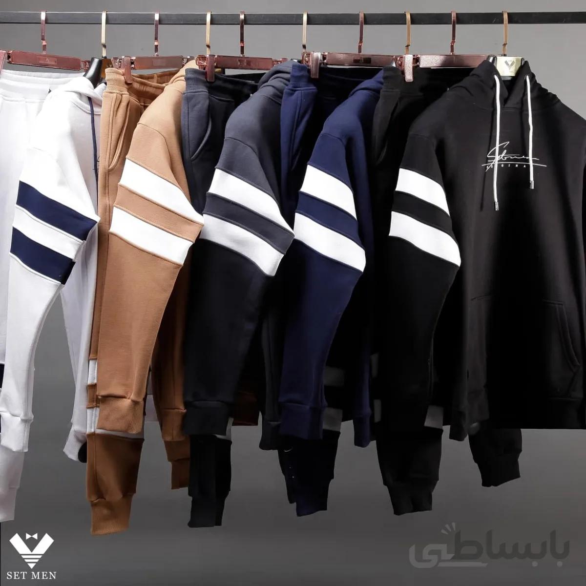 ست ورزشی ست من هودی وشلوار اسلش set122