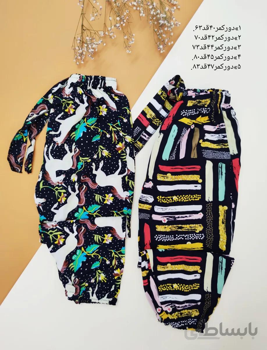 شلوار دخترانه سند بادی نخی