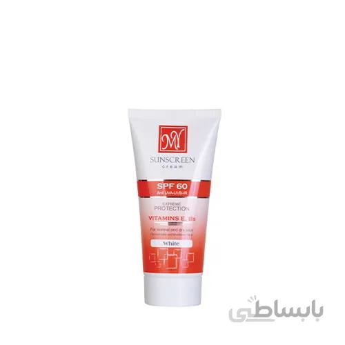 کرم ضد افتاب بی رنگ SPF 60 مای
