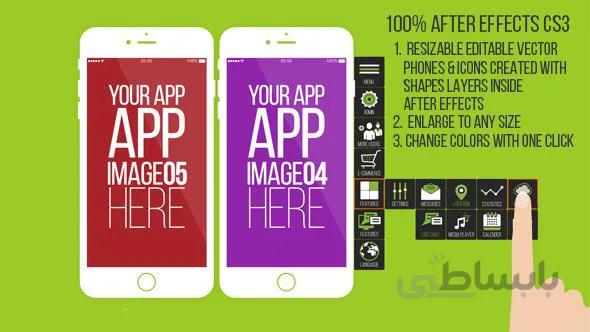 پروژه آماده افترافکت : تیزر تبلیغاتی اپلیکیشن App Promotion 11542567