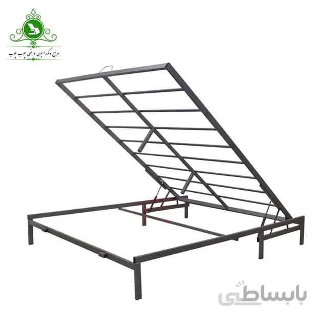کفی تخت خواب دو نفره مدل جکدار کلاسیک
