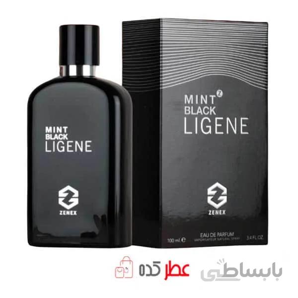 ادکلن مردانه زنیکس Zenex Mint black Ligene حجم 100 میل "مونت بلنک لجند"