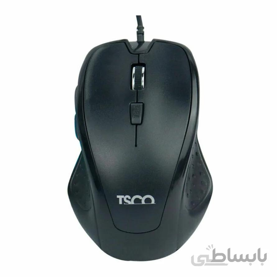 ماوس باسیم تسکو مدل TM 304 ا TSCO TM 304 Wired Optical Mouse