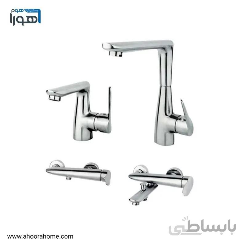 ست شیرآلات راسان مدل رابیت کروم RASSAN