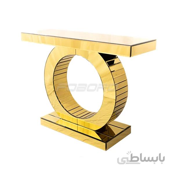 کنسول آینه ای طرح گرد مدل ویونا