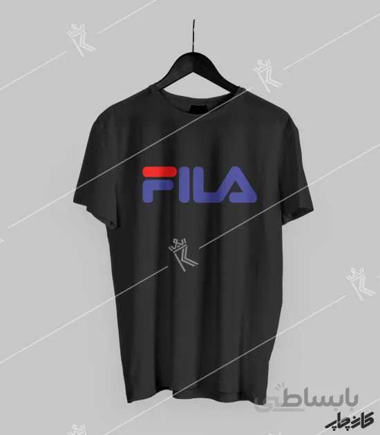 تیشرت مشکی فیلا FILA