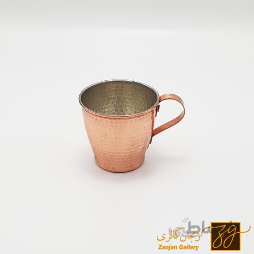 فنجان مسی چکشی کد3