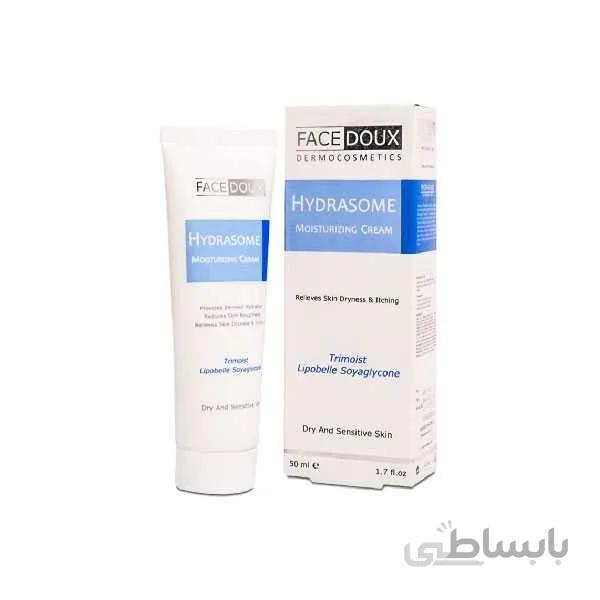 کرم هیدرازوم مرطوب کننده صورت 50 میل فیس دوکس ا Face Doux Hydrasome Moisturizer Cream 50ml