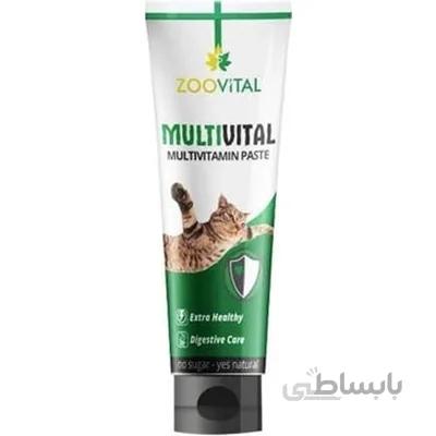 خمیر مولتی ویتامین Zoovital مخصوص گربه - 100گرم