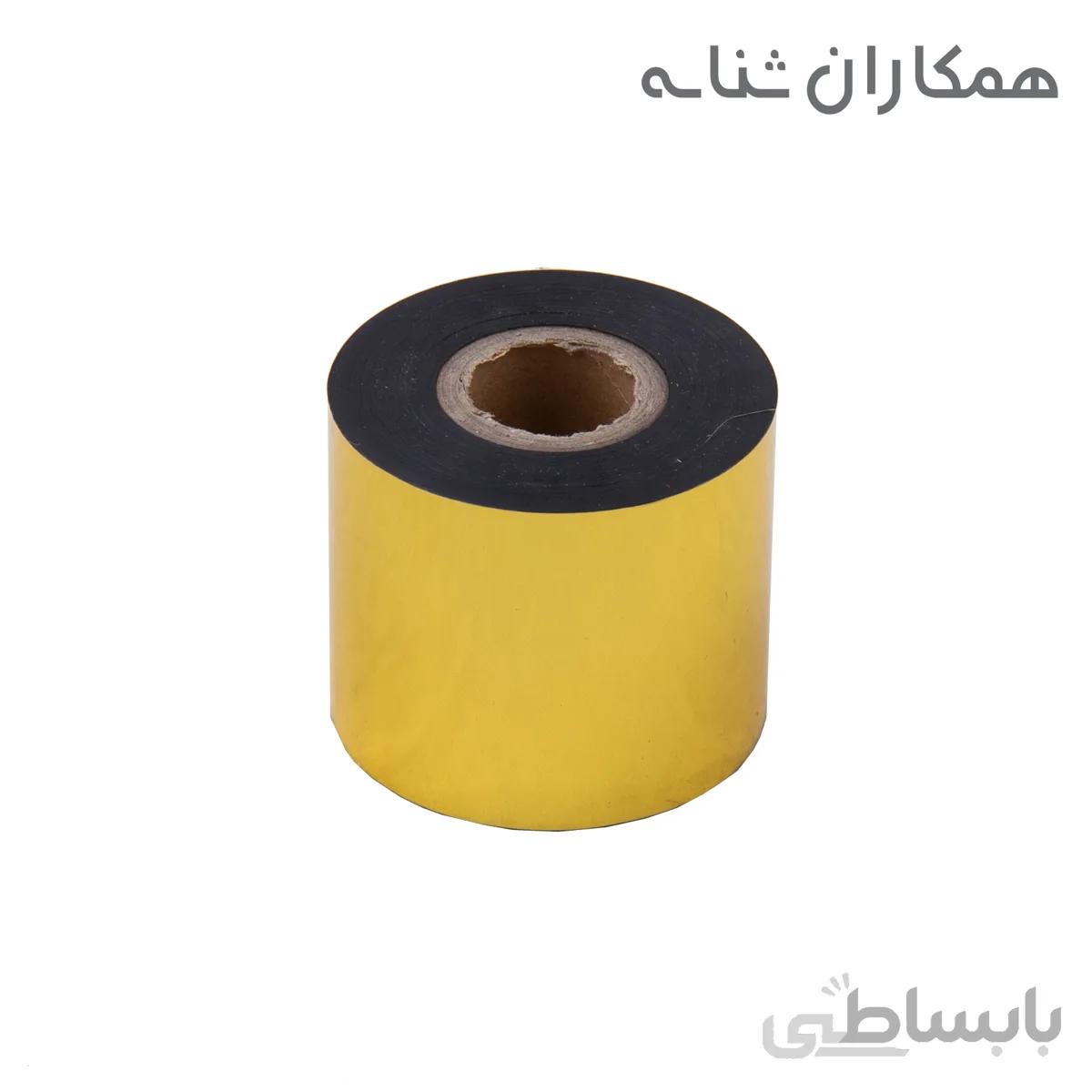 ریبون رزین - 55x300 - مشکی