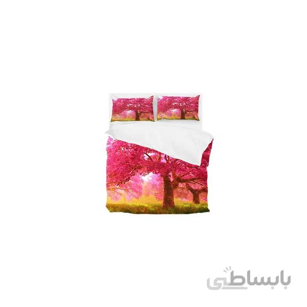 ست لحاف دو نفره ۶ تکه سه بعدی king size -طرح pink spring