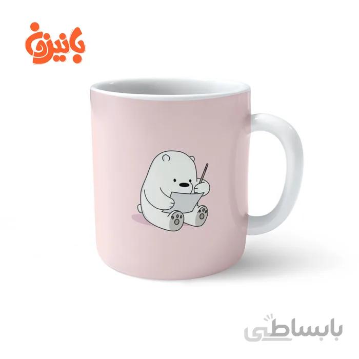 ماگ طرحدار خرسی