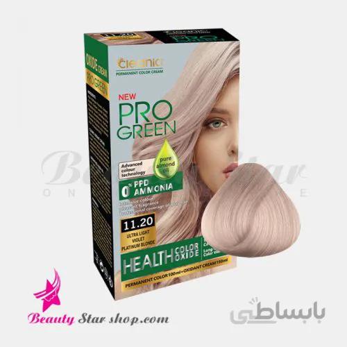 کیت رنگ مو بدون آمونیاک کلینیک شماره 11.20 بلوند پلاتینیوم بنفش کاملا روشن